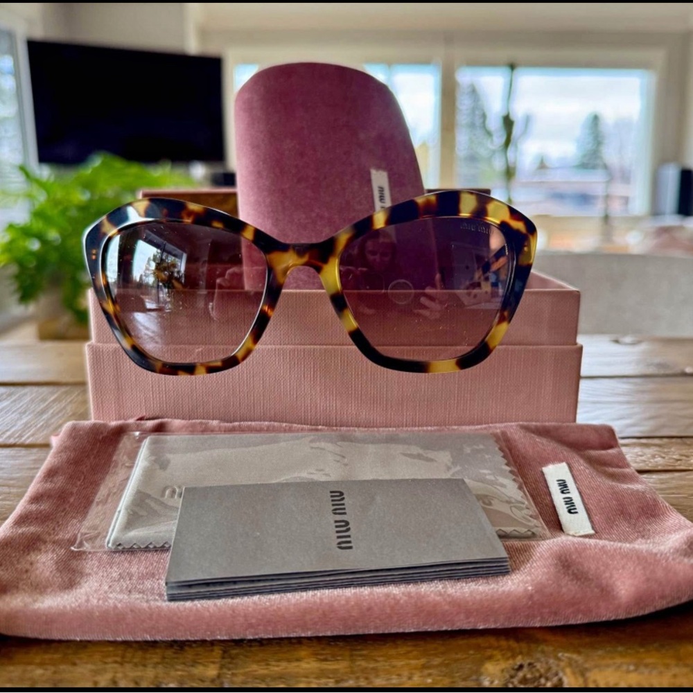Miu Miu Tortoiseshell Sunglasses